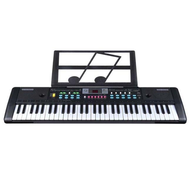 Keyboard til børn 61 tangenter - MQ 605 UFB med mikrofon og display