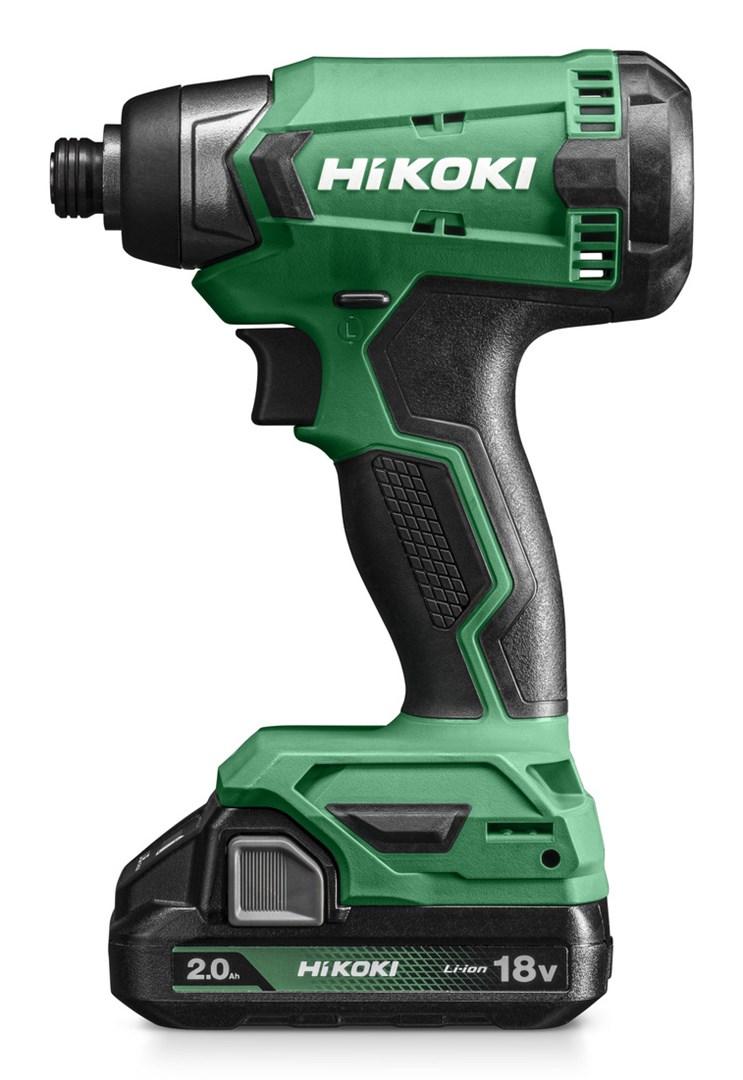 Slagskruetrækker 18V HiKOKI WH18DAWCZ - 2700 o/min, sort/grøn billede