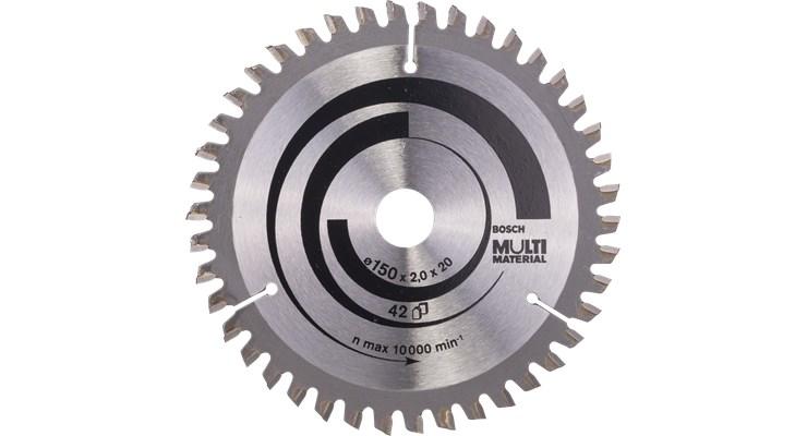 Rundsavsklinge Bosch Multi Material 190 mm, 54 tænder, 30 mm hul billede