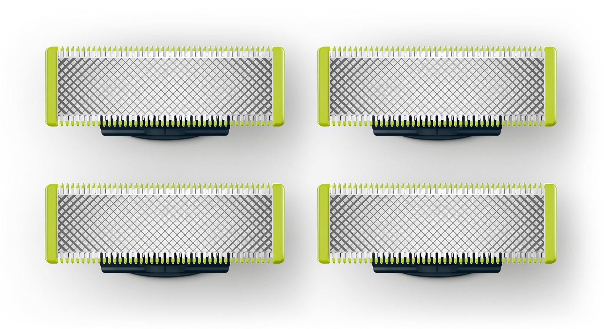 Barberblade til Philips OneBlade - udskiftning, 4 stk