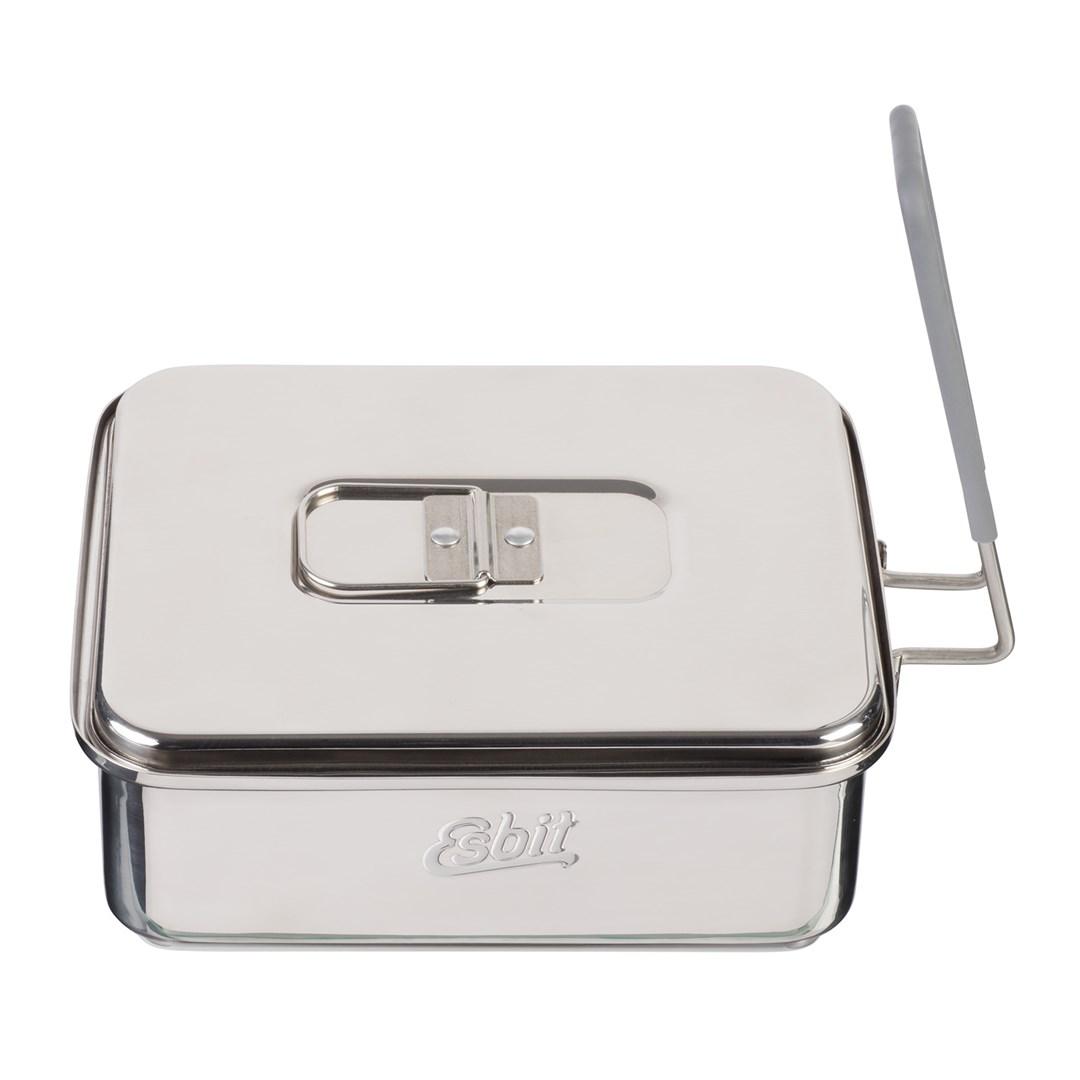 Termoflaske/cookset ESBIT camping sæt 1,1 l - sort/sølv billede