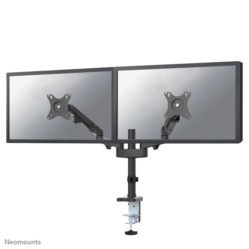 Skærmarm til to skærme - Neomounts DS70-750BL2 17-27", gasfjeder