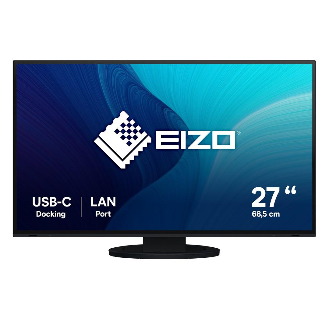 Skærm 27" EIZO FlexScan EV2795-BK - QHD, USB-C dok, sort
