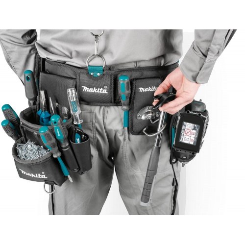 Værktøjsbælte til talje – Makita E-15235, læder/polyester