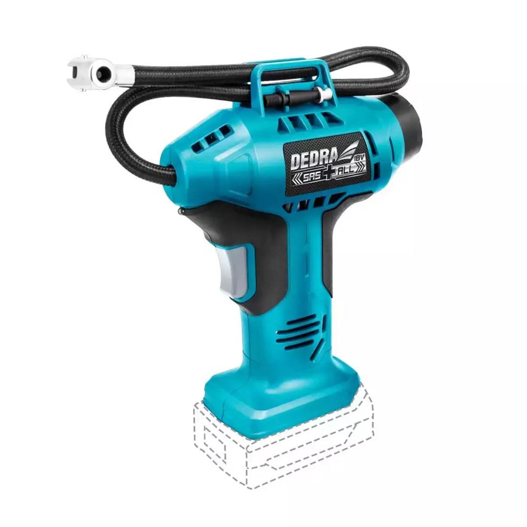 Kompressor 18V - DEDRA DED7078 batteridrevet billede