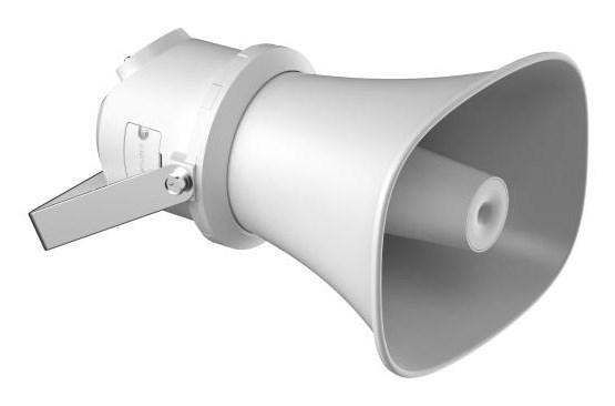 Højttaler til offentlig adressering Hikvision DS-QAZ1307G1T-E(C) – 1‑vejs, IP67, hvid billede