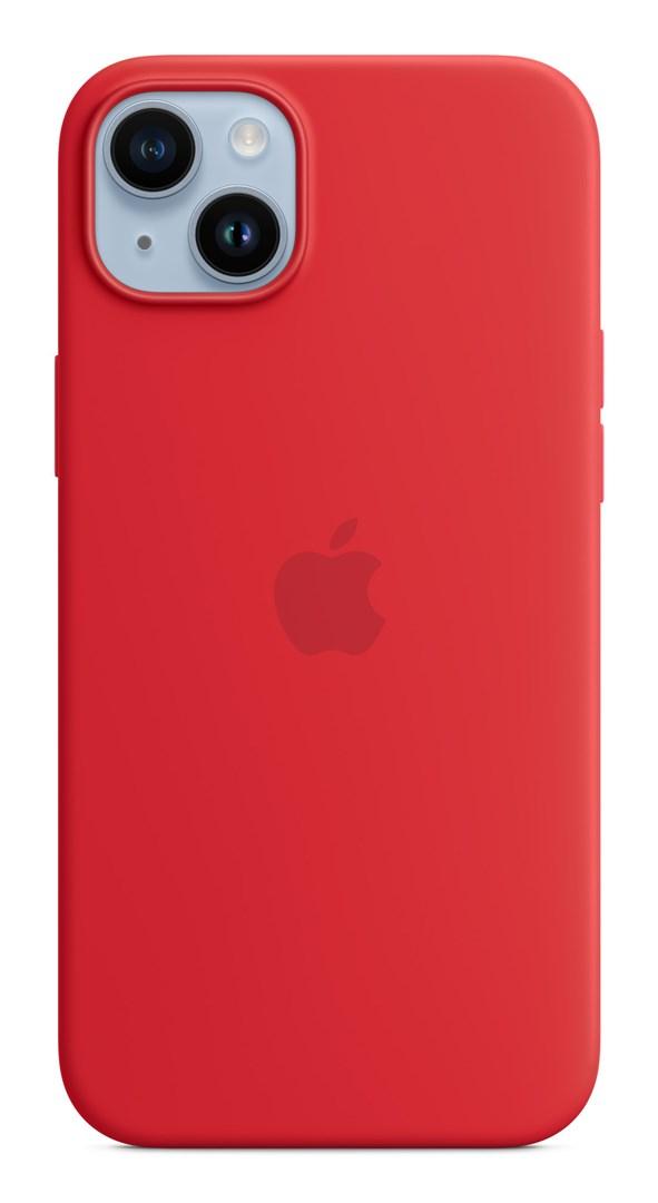 iPhone 14 Plus silikonecover med MagSafe - Apple (PRODUCT)RED billede
