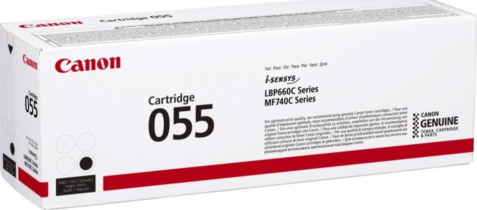 Toner til laserprinter Canon 055 - sort (original)