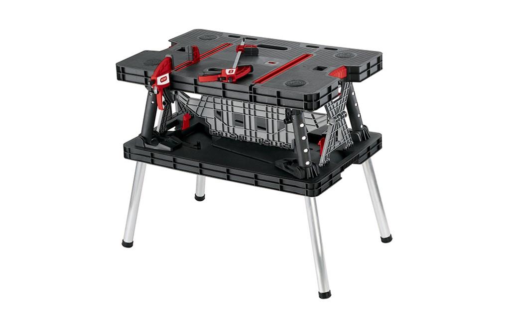 Keter 237005 foldbar arbejdsbænk 55 × 85 cm - bærbar arbejdsbord