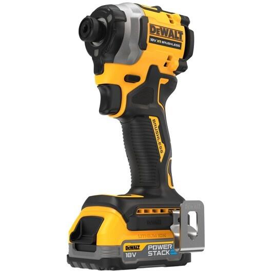 Slagnøgle/impakt skruetrækker DeWALT 18V 2×1,7 Ah PowerStack DCF850E2T billede