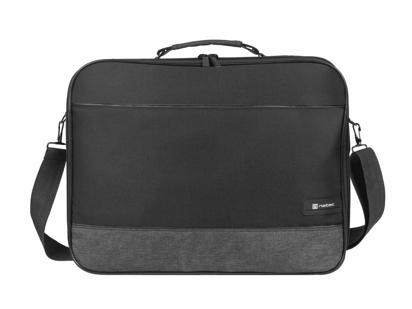 Computertaske 17,3" - NATEC Impala 2, sort/grå messenger billede