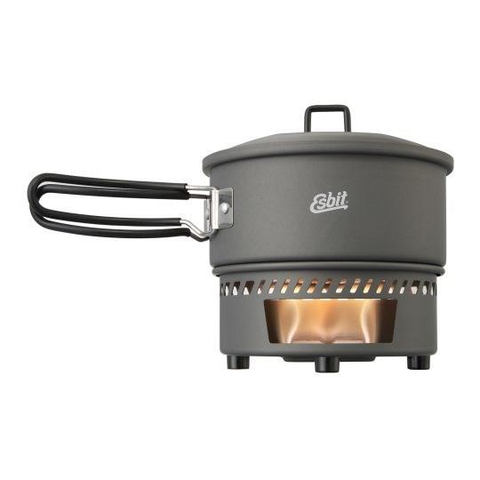 Termokogesæt 1,0 l - ESBIT Solid Fuel Cookset billede