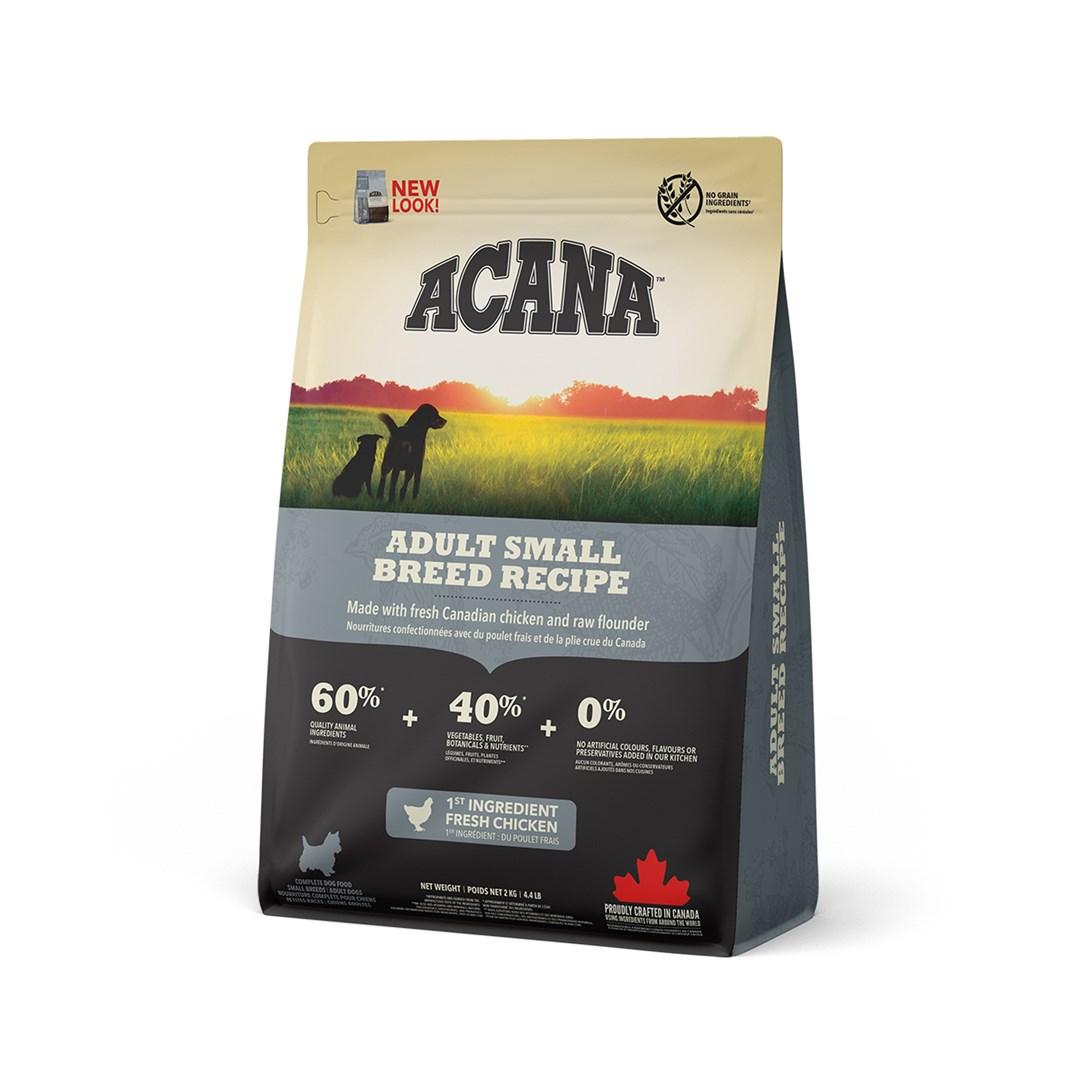 Hundefoder ACANA Adult Small Breed 2 kg - kornfrit tørfoder