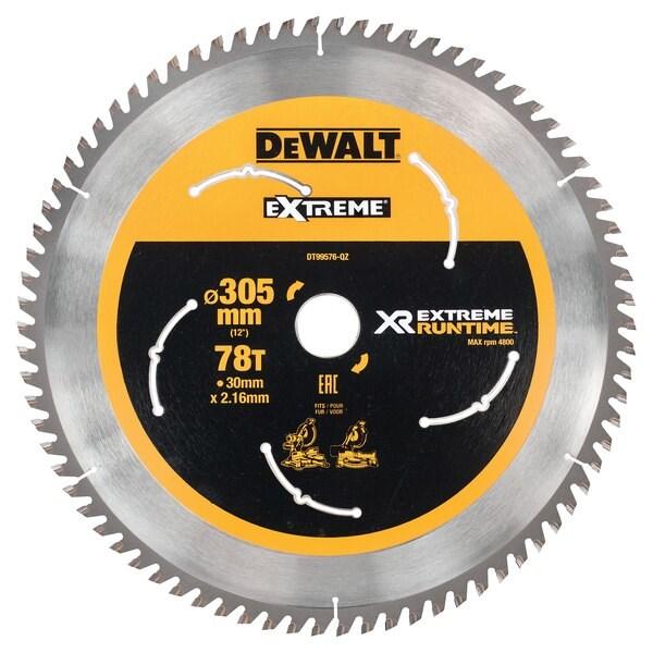 Rundsavklinge DeWALT 305 mm - 78 tænder, 30 mm hul billede