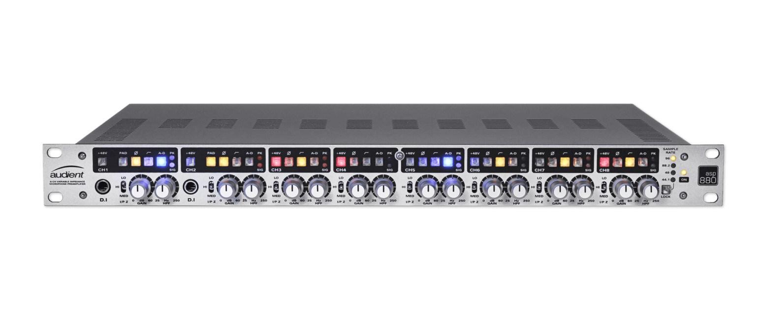 Mikrofonforforstærker 8-kanals – Audient ASP880 billede