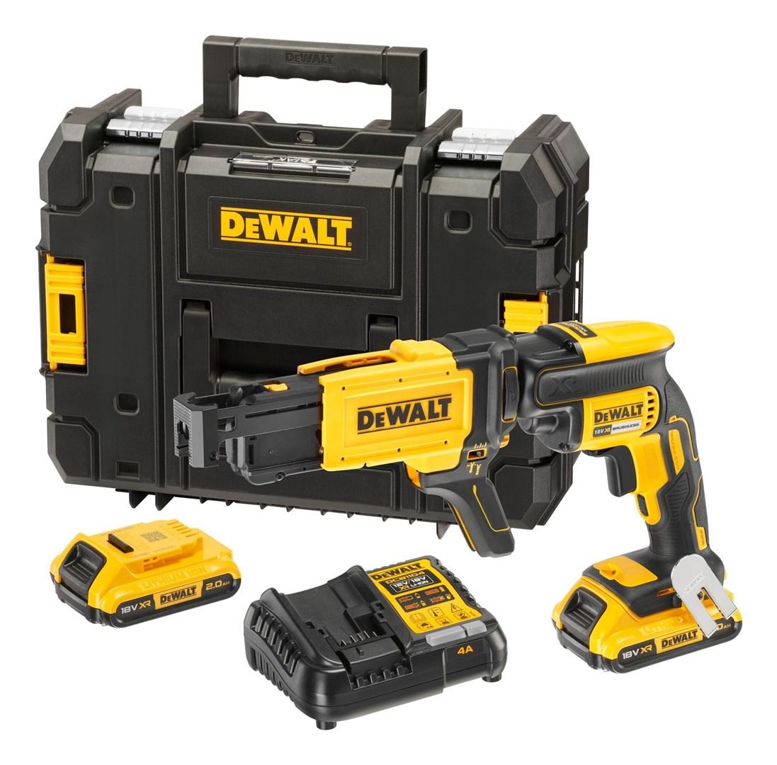 Skruemaskine DeWALT DCF620D2K-QW 18V XR - akku gips/skruetrækker billede