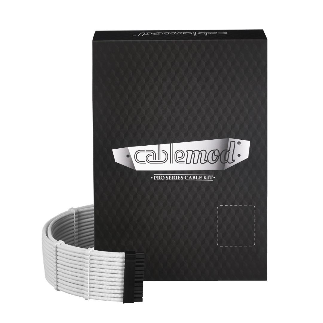 Sleevede PSU-kabler - Cablemod Pro Series, hvid billede