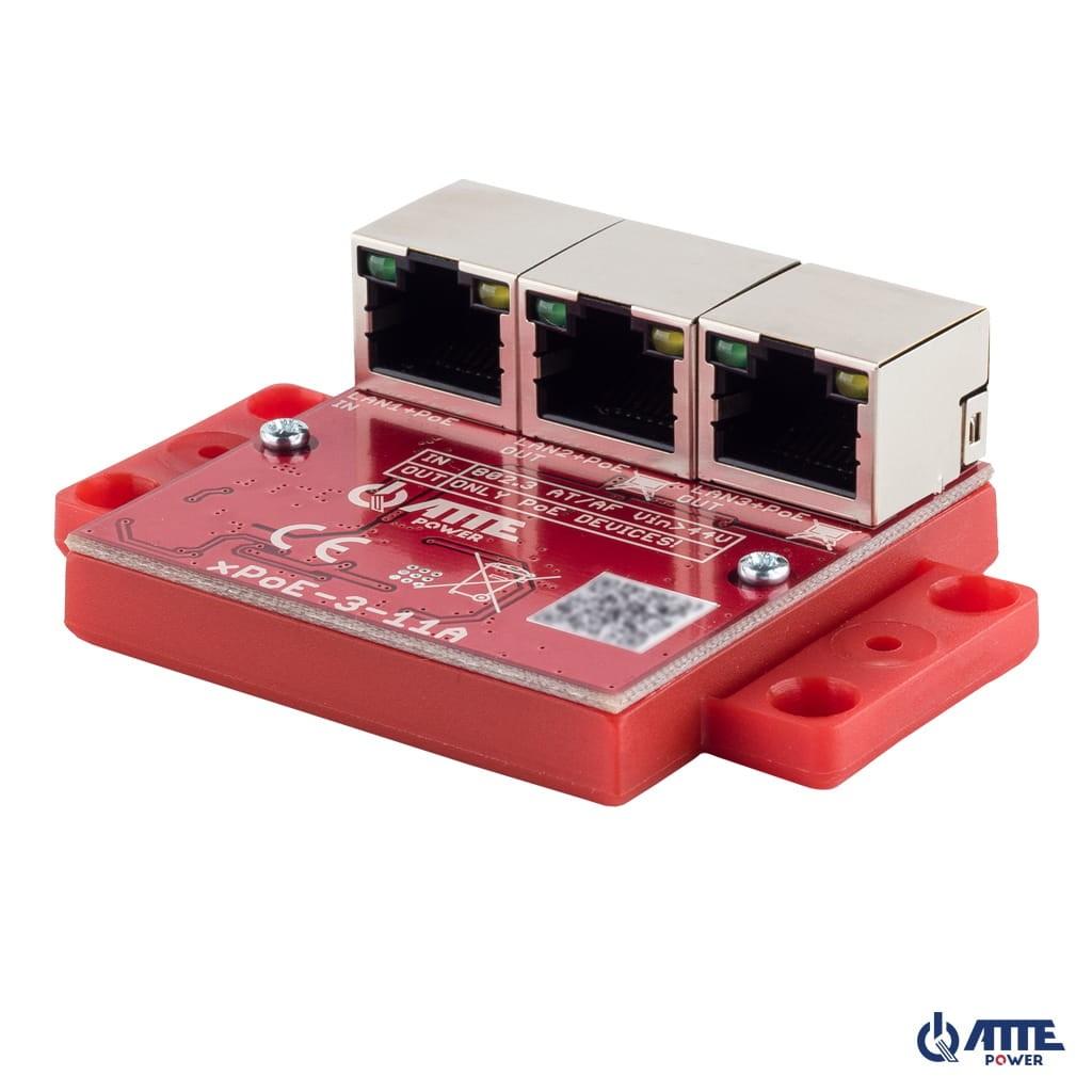 PoE switch 3-porte Atte xPoE-3-11A billede