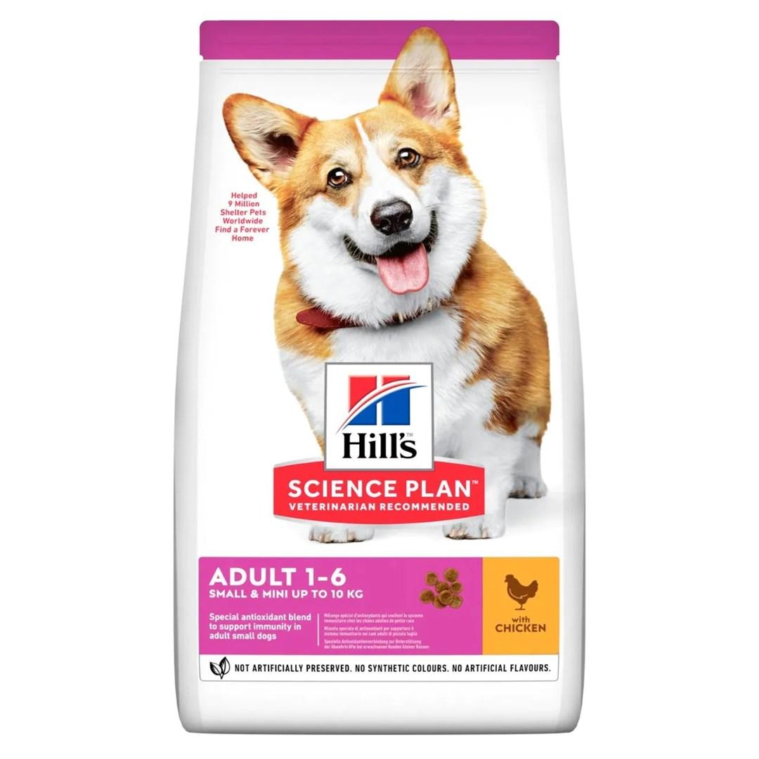 Hundefoder til små hunde Hill's Science Plan Adult Small & Mini, tørfoder – 6 kg billede