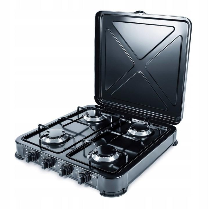 Gaskogeplade 4 blus – PROMIS KG400C, bordmodel, sort/hvid, Udendørs billede