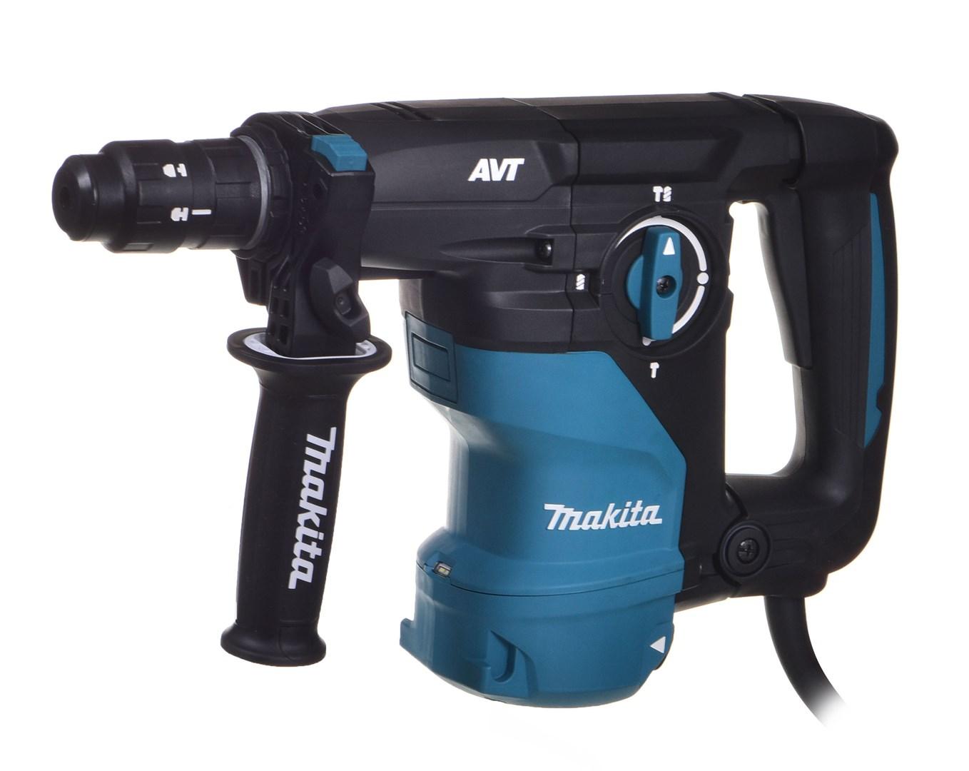 Borehammer SDS-Plus Makita HR3012FCWJ 3,9 J 1.050 W AVT – Makpac, sort/blå billede