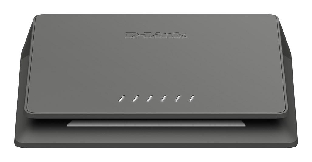 Netværksswitch 6‑port Multi‑Gigabit - D‑Link (uadministreret)