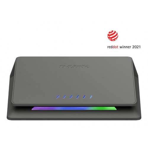 Netværksswitch 6‑port Multi‑Gigabit - D‑Link (uadministreret)