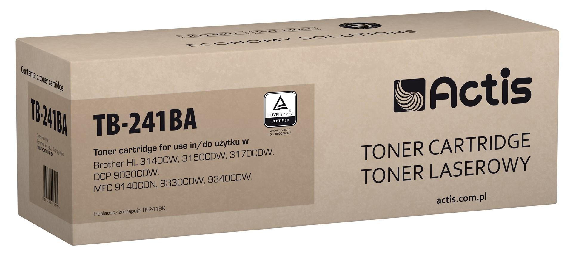 Toner til Brother - Actis TB-241BA, sort, 2.500 sider billede