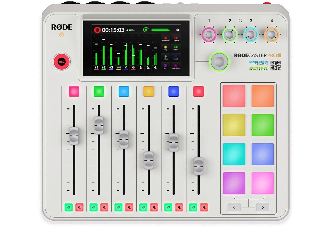 Podcast mixer RODE RODECaster Pro II - hvid