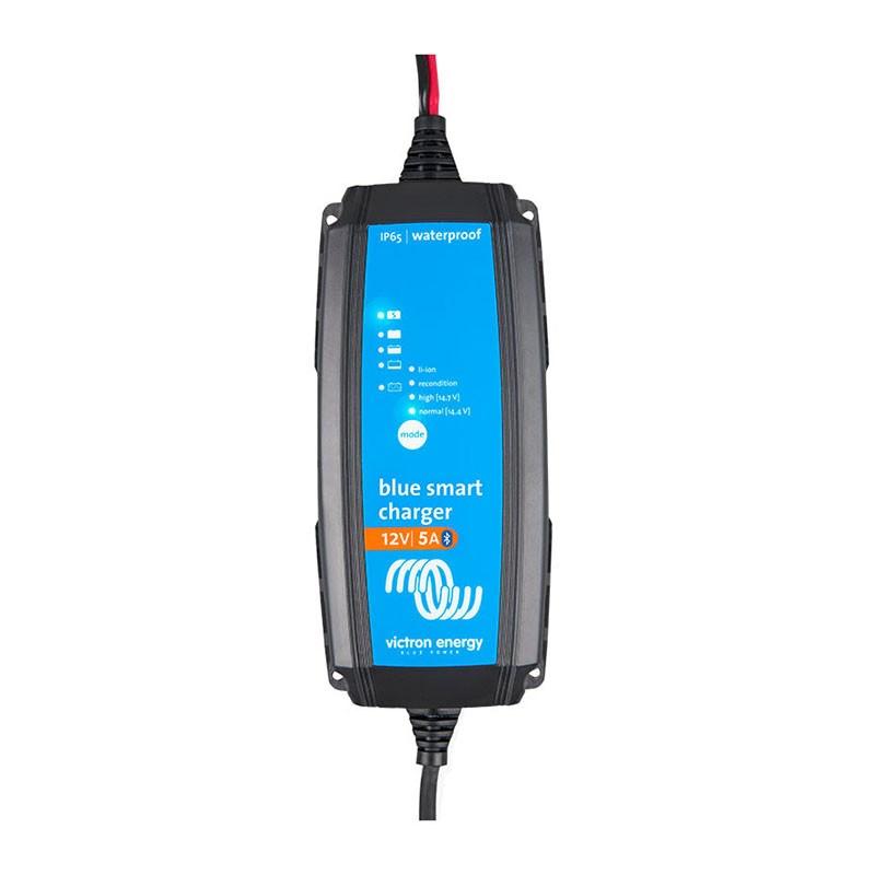 Batterioplader 12V 5A Blue Smart IP65s med DC-stik billede