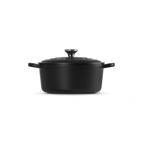 Gryde støbejern Le Creuset Signature 3,3 l – rund, sort