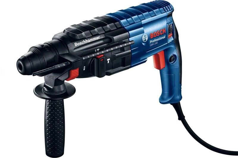 Borehammer Bosch GBH 240 - 790 W, 2,7 J, med mejsling billede