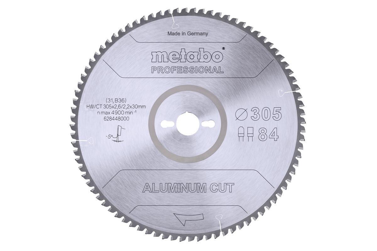 Rundsavklinge til aluminium 305×30 mm - Metabo FZ/TZ, 84 tænder billede