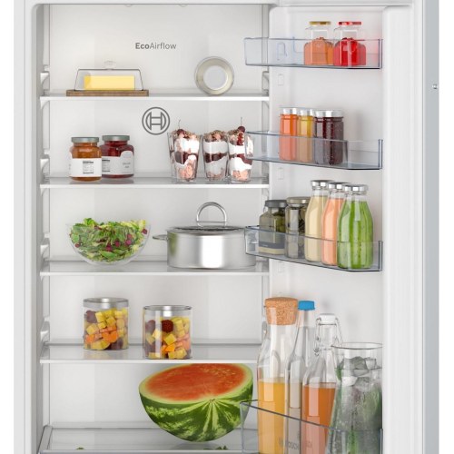 Integreret køleskab Bosch Serie 2 KIR41NSE0, 204 l, E, hvid