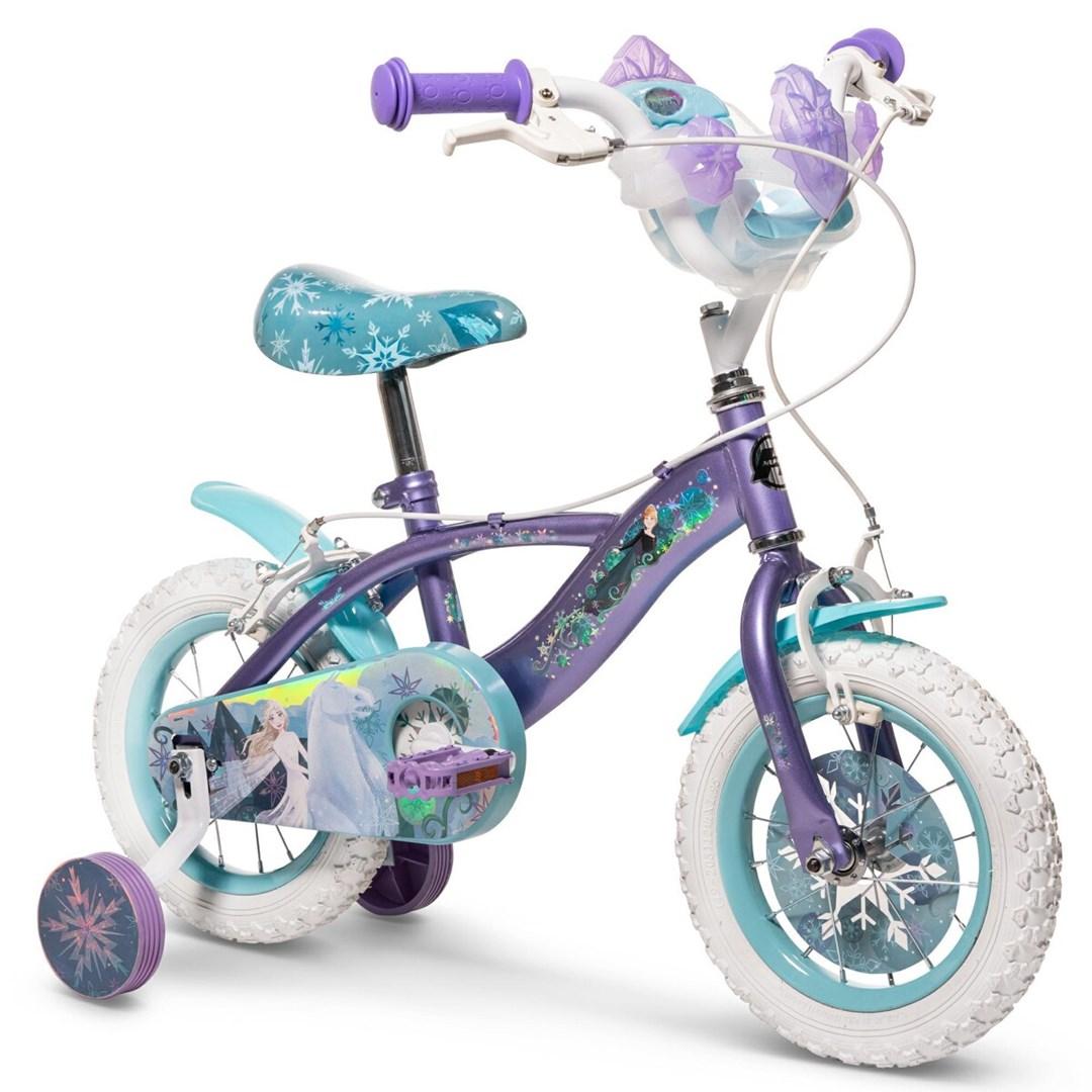 Børnecykel 12" Huffy Disney Frozen - med støttehjul billede