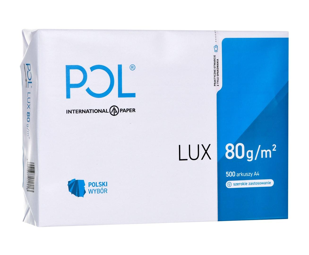 Kopipapir A4 80 g/m² - Igepa POL Lux, hvid, mat (500 ark) billede