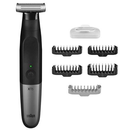 Trimmer til hår, skæg og krop - Braun Series X XT5100, Wet & Dry, 60 min, sort billede