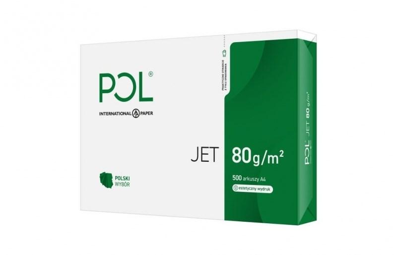 Kopipapir A4 80 g/m² - Igepa POLJET, 500 ark, hvid mat billede