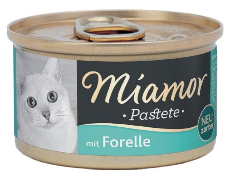VÃ¥dfoder til kat â Miamor Pastete med Ã¸rred, 85 g