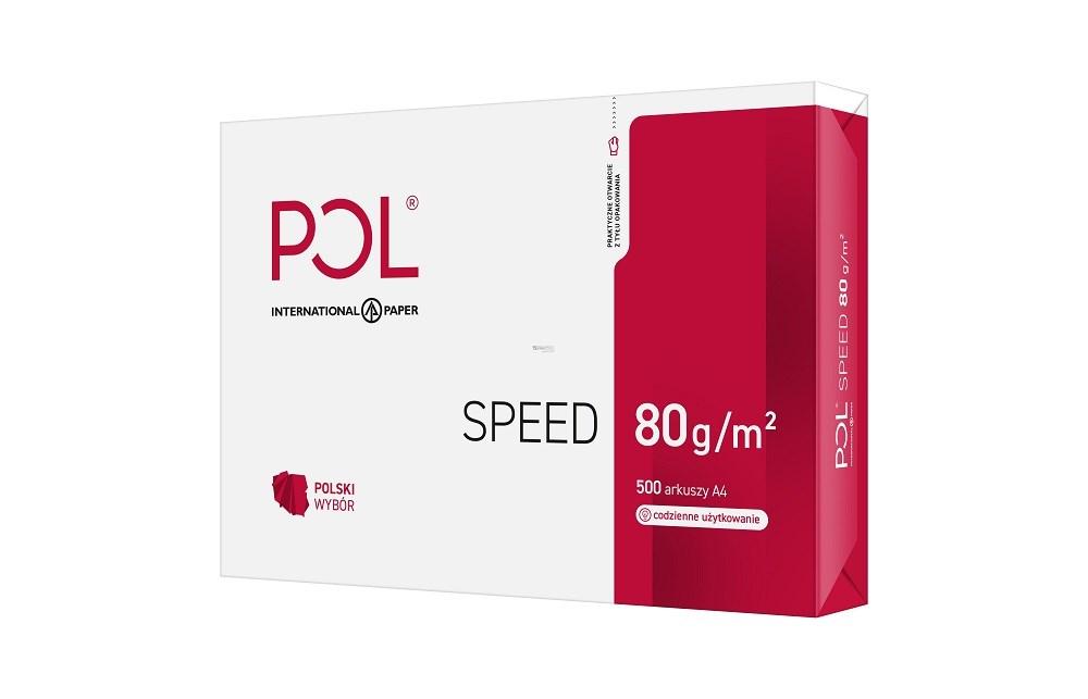 Kopipapir A4 80 g/m² Igepa POLSPEED, hvid, mat - 500 ark billede