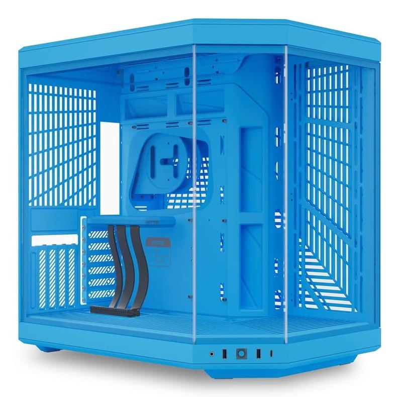 PC kabinet Hyte Y70 midi tower - blå billede