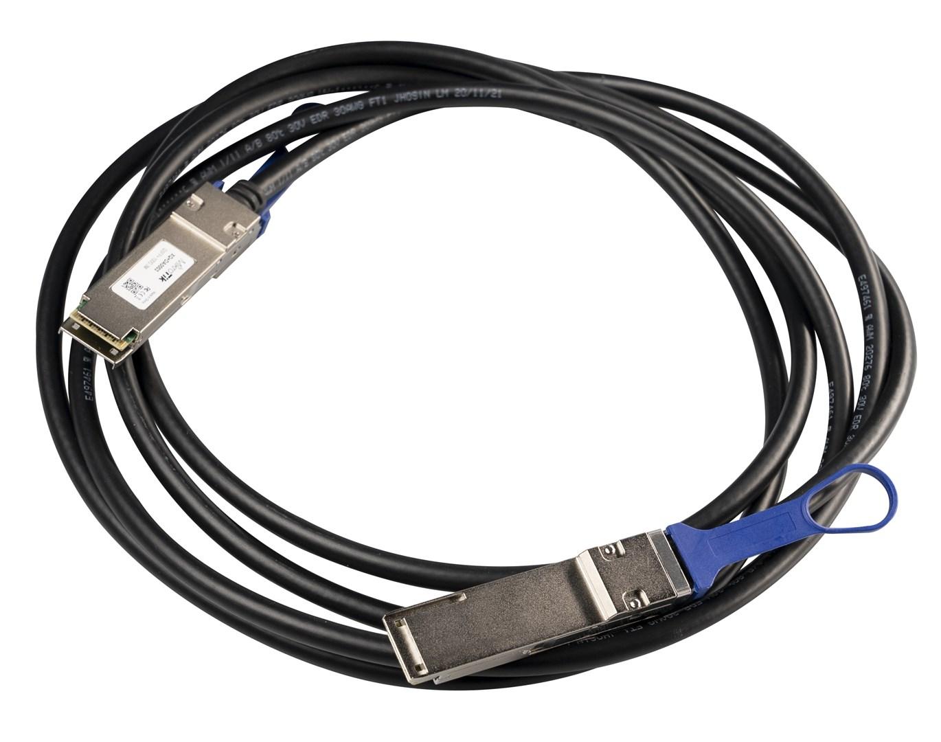 Netværkskabel MikroTik XQ+DA0003 – 3 m QSFP+/QSFP28 (sort) billede