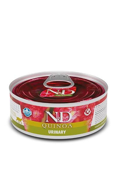 Vådfoder til kat – Farmina N&D Quinoa Urinary Adult, and, 80 g billede