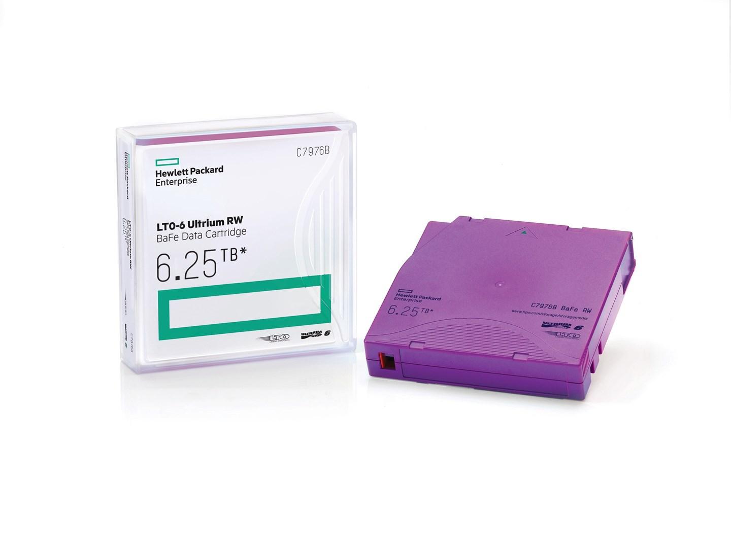 Databånd LTO-6 - Hewlett Packard Enterprise 6,25 TB RW billede