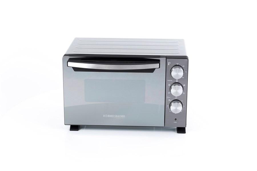 Miniovn med grill 22 l – Rommelsbacher BGS 1400, sort/sølv billede