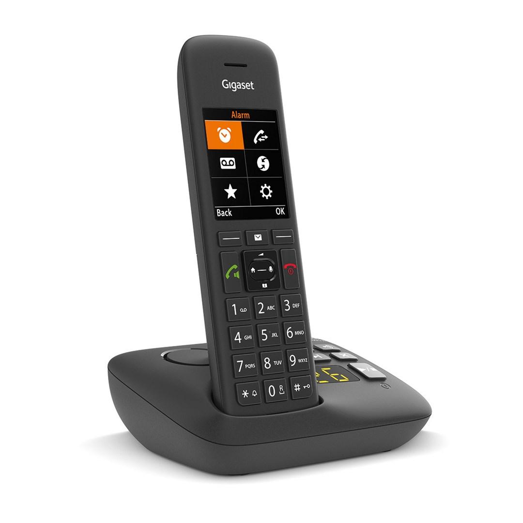 Trådløs fastnettelefon Gigaset C575A med telefonsvarer – sort billede