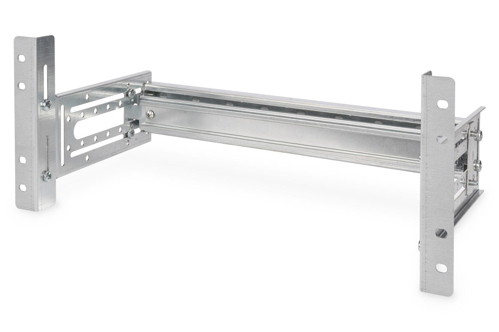 19" rack DIN-skinneholder 4U - DIGITUS 483 mm billede