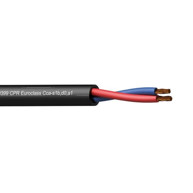 Højttalerkabel PROCAB CLS225-CCA/1 – 2 x 2,5 mm², 100 m, sort billede