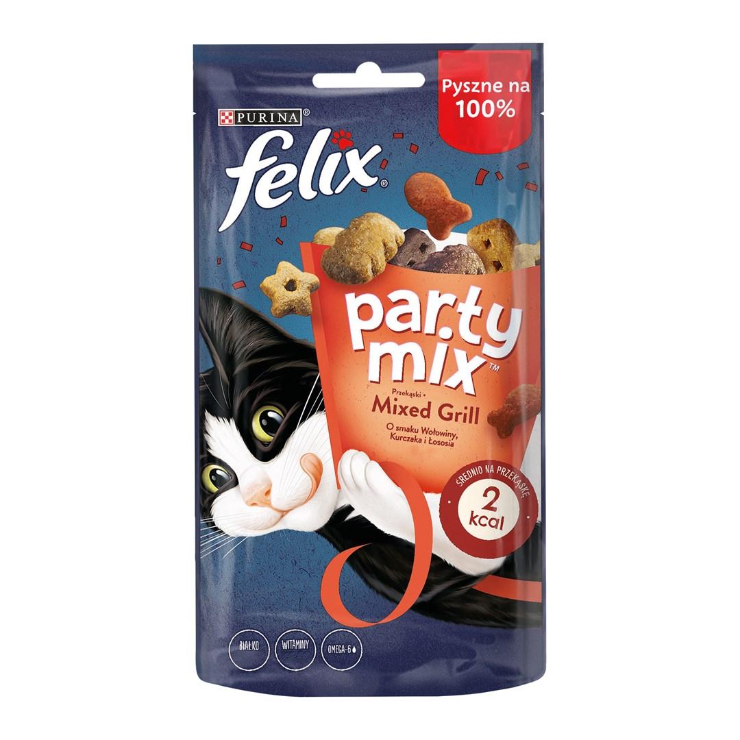 Kattegodbidder Purina Felix Party Mix Mixed Grill 60 g billede