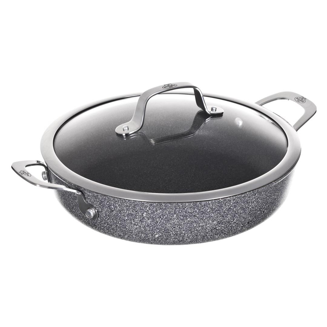 Stegegryde til induktion 24 cm - BALLARINI Salina Granitium med glaslåg billede
